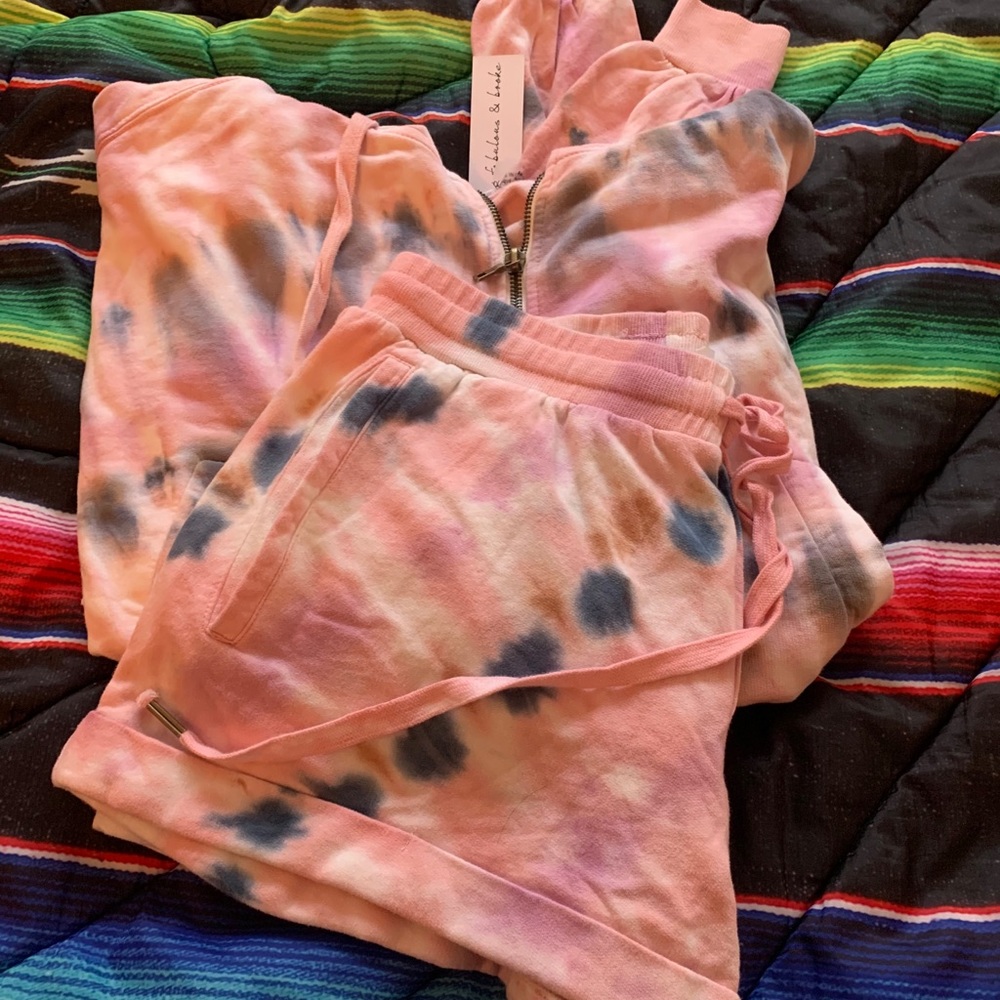 Young Fabulous & Broke Crop Hoodie and Short Set